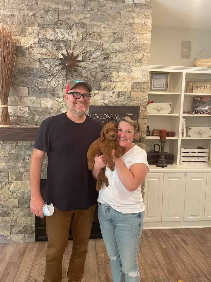 Gretel and Gunner’s puppies are home