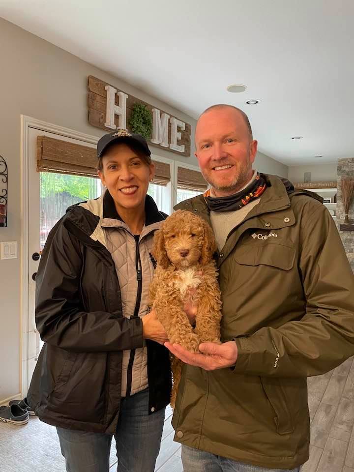 Lizzy and Leo’s pups are home