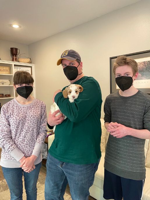 Clara Jane and Bear’s pups are home
