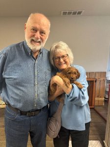 Mabel and Nelson's puppies are home