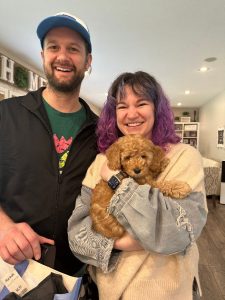 Ava and Watson's puppies are home