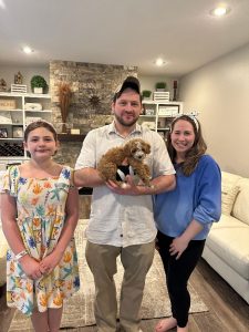 Ava and Watson's puppies are home