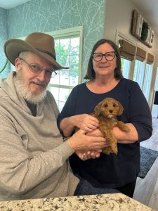 Ava and Watson's puppies are home
